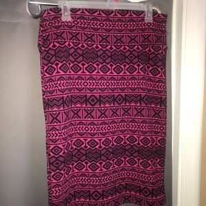 Large LulaRoe Cassie Pencil Skirt